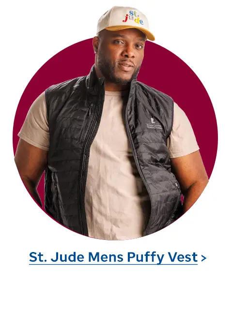 St. Jude Mens Puffy Vest